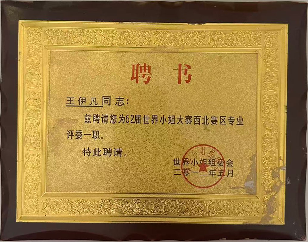 第62届世界小姐大赛西北赛区专业评委